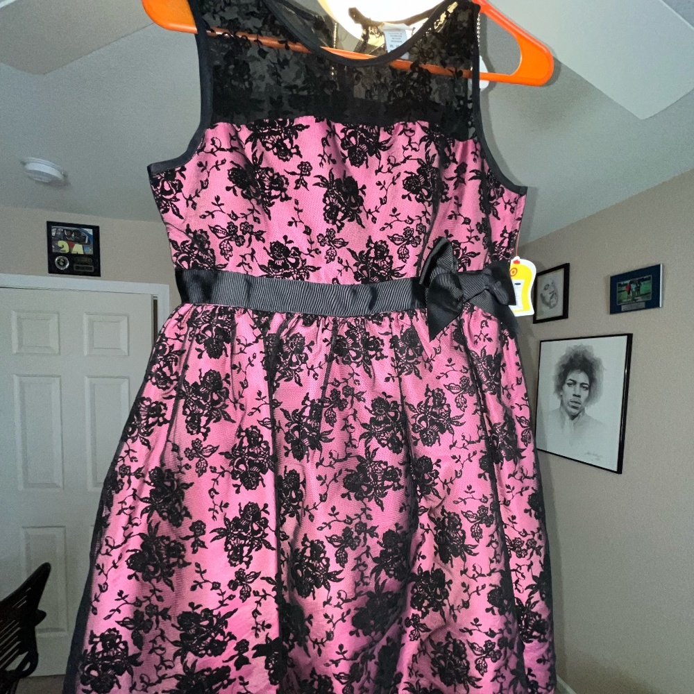 Pink Lace Dress